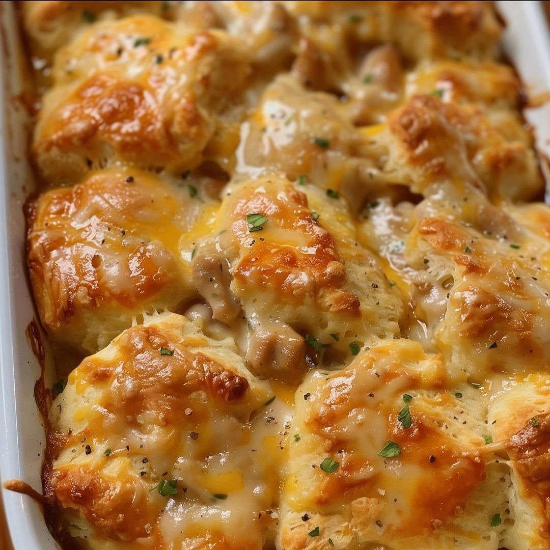 Biscuits and Gravy Casserole