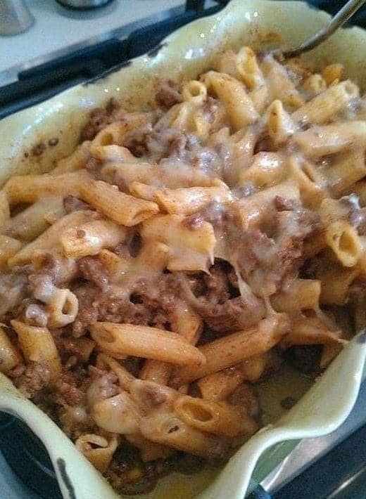 CHEESY TACO CREAM CHEESE PASTA