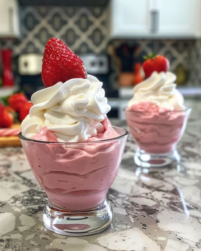 Keto Strawberry Mousse