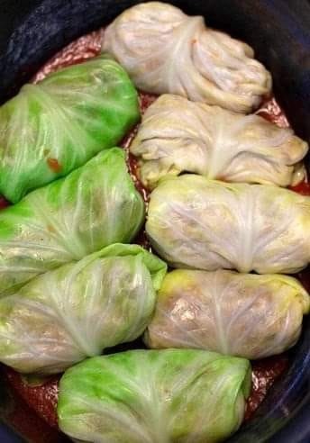 slow cooker cabbage rolls