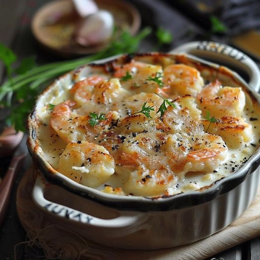 Gratin de Crevettes