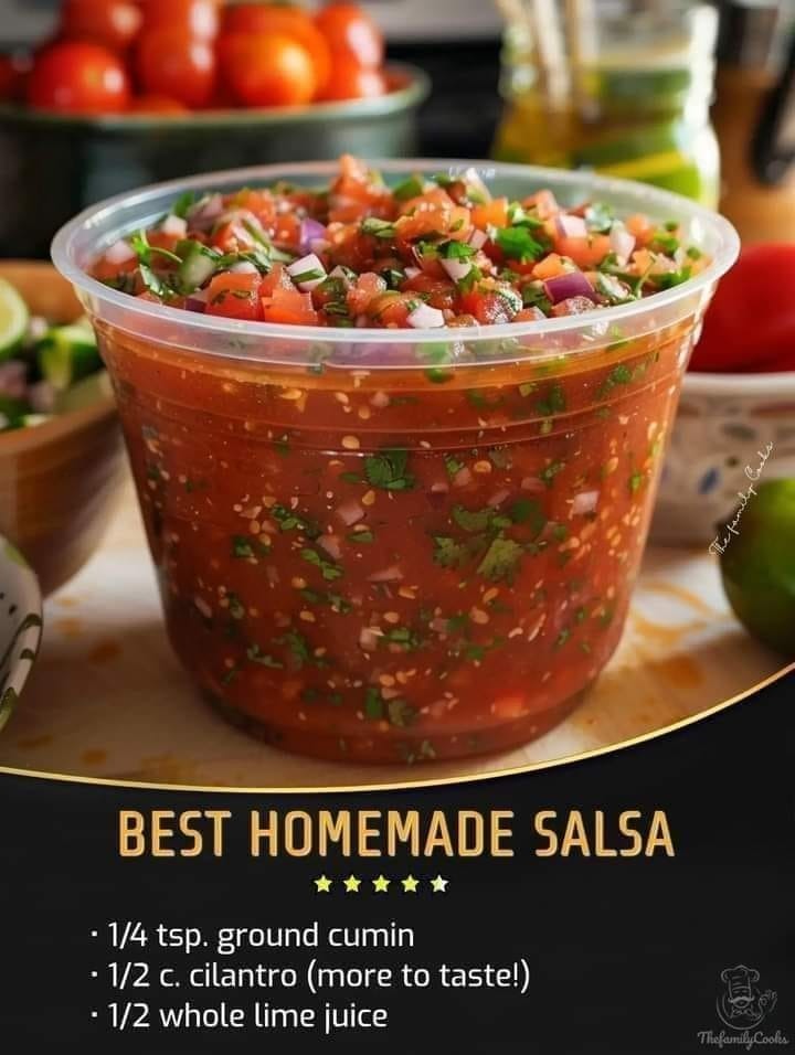 Best Homemade Salsa Ever