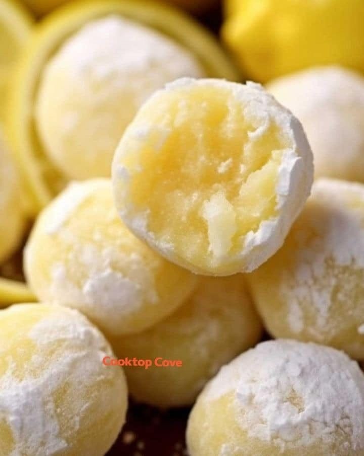 Lemon Truffles combine a perfect mix of sour and sweet flavors